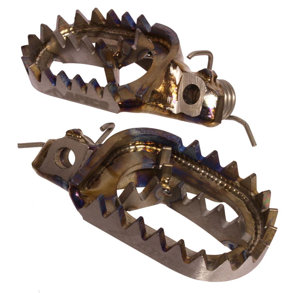 FOOT PEG TITANIUM YAM YZ65-250 98-26, YZ250F 01-23, YZ450F 01-22, YZFX/WRF250 01-24, YZFX/WRF450 01-23, GAS >17 (R)